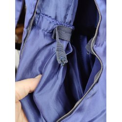 Kongebl� silkekjole fra 1950'erne