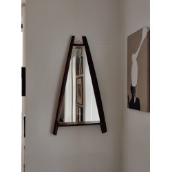 V�gspejl i teak, 1960erne