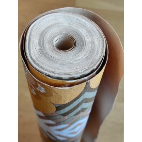 Retro tapet rulle, gule blomster