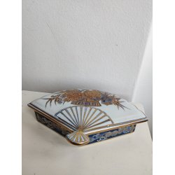 Kinesisk vifte skrin i porcel�n