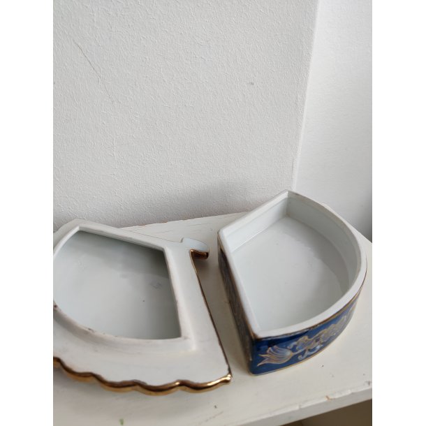 Kinesisk vifte skrin i porcel�n