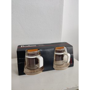 Bodum espressokopper 1980erne i orginal emballage