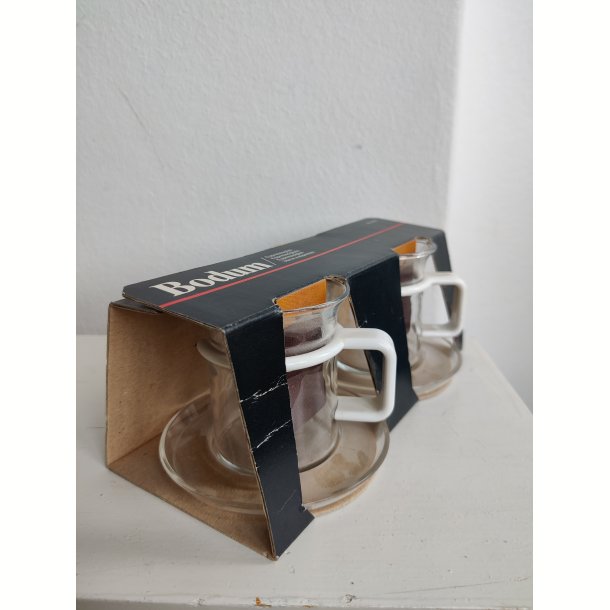 Bodum espressokopper 1980erne i orginal emballage