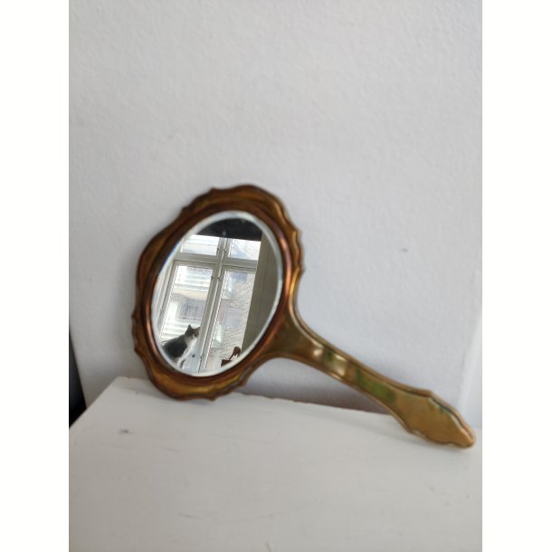 H�ndspejl i bronze