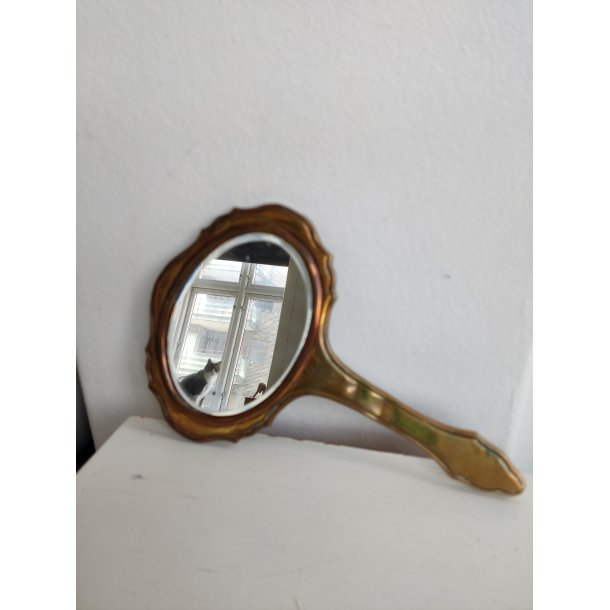 H�ndspejl i bronze