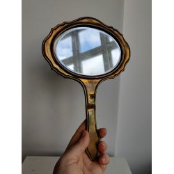 H�ndspejl i bronze