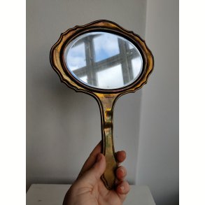 H�ndspejl i bronze
