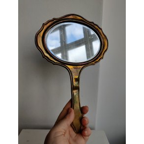 H�ndspejl i bronze