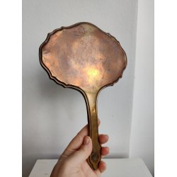 H�ndspejl i bronze