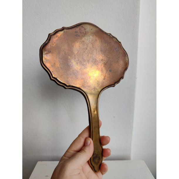 H�ndspejl i bronze