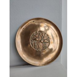 Messingfad med flamingoer