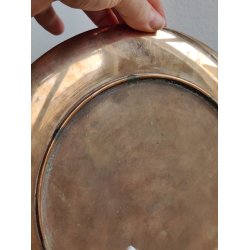 Messingfad med flamingoer