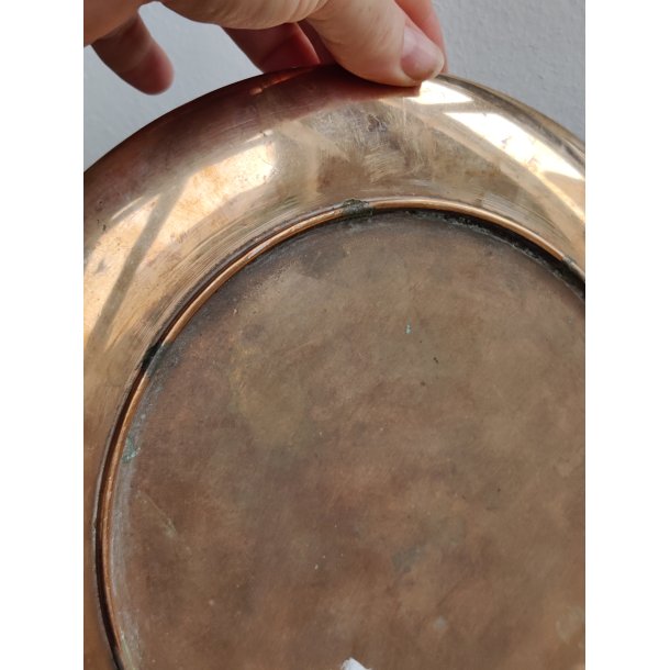 Messingfad med flamingoer