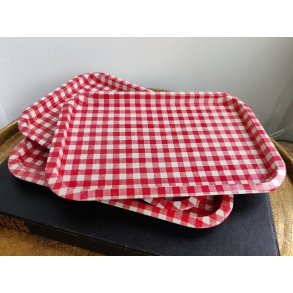 Ternede metalbakker, 3 stk