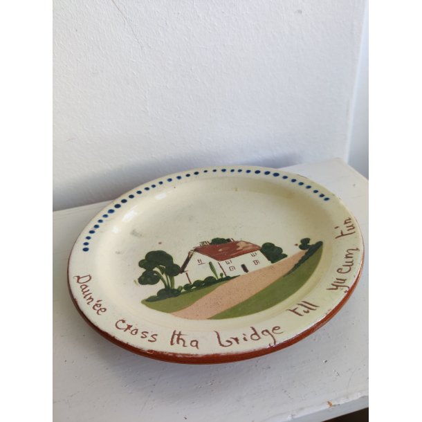 Devonshire motto-tallerken