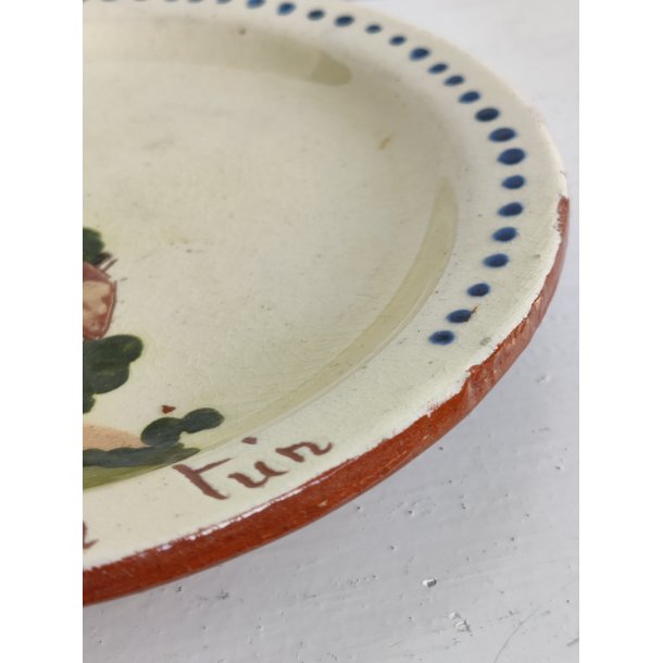 Devonshire motto-tallerken