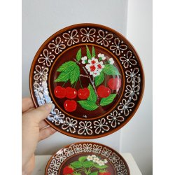 Fire sidetallerkener med frugt