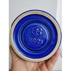 Bl�t lyshus i keramik, vesttyskland