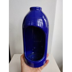 Bl�t lyshus i keramik, vesttyskland