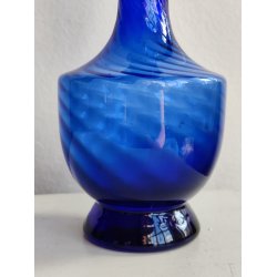 Lille smuk bl� glasvase