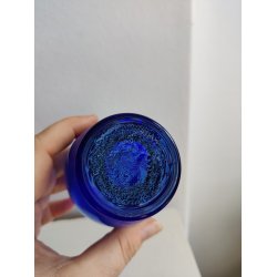 Lille smuk bl� glasvase