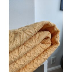 Gult senget�ppe til enkeltmandsseng