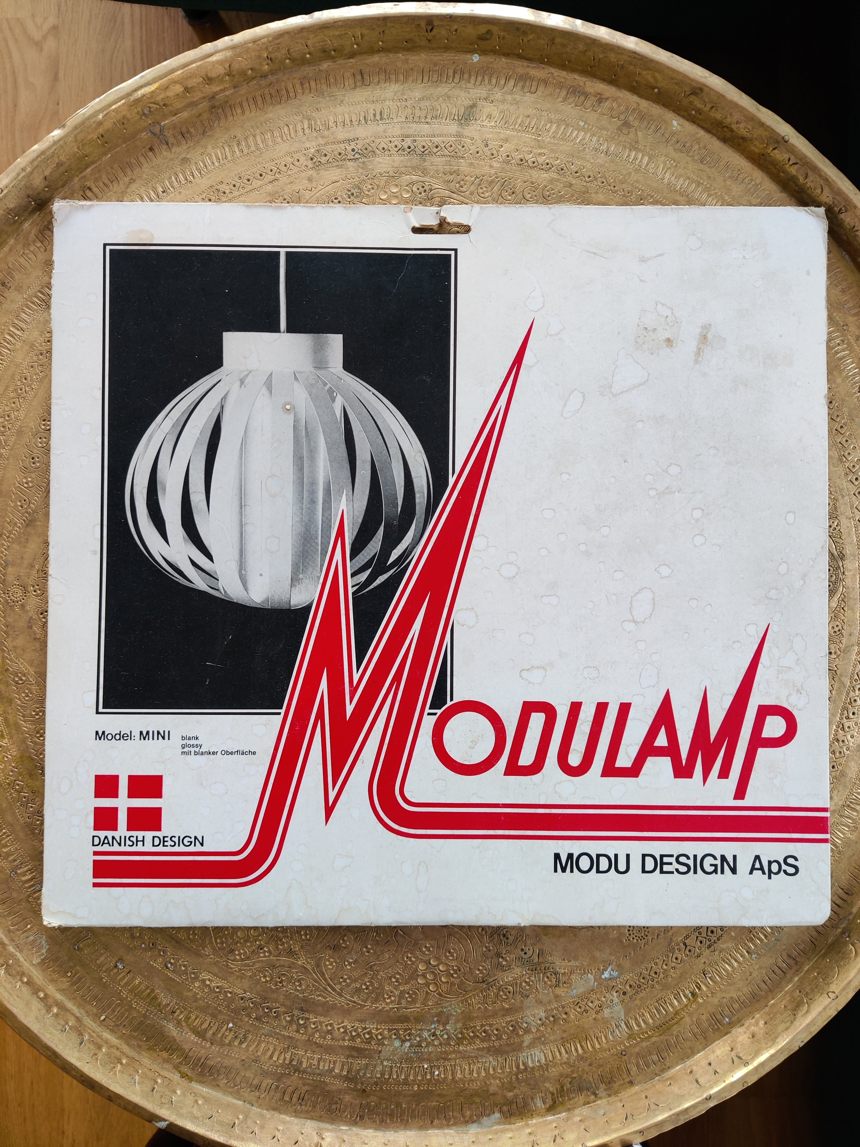 Modulamp lampeskrm, dansk design
