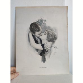 The First Kiss, tryk fra 1914 under misteltenen