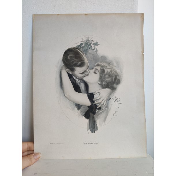 The First Kiss, tryk fra 1914 under misteltenen
