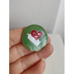 Sygepleje-elev badge 1970erne