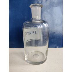 Lille apotekerflaske til spiritus