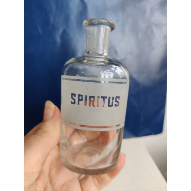 Lille apotekerflaske til spiritus