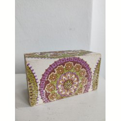 Lilla miniature kommode af t�ndstik�sker, 1970'erne