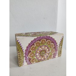 Lilla miniature kommode af t�ndstik�sker, 1970'erne