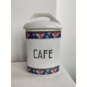 Fransk kaffekrukke i fajance, Cafe