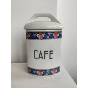 Fransk kaffekrukke i fajance, Cafe