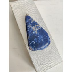 Stort vedh�ng af bl� sten, m�ske Lapis Lazuli
