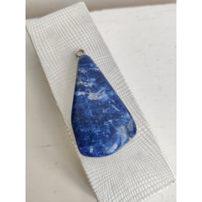 Stort vedh�ng af bl� sten, m�ske Lapis Lazuli