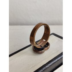 Finsk bronze ring med hjerte