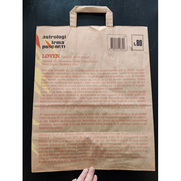 Irma papirspose med stjernetegn, L�ven