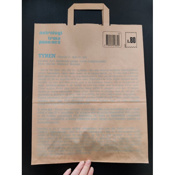 Irma papirspose med stjernetegn, Tyren