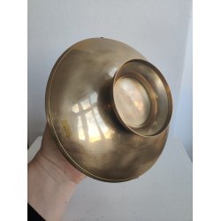 Emaljeret messingsk�l med �nder