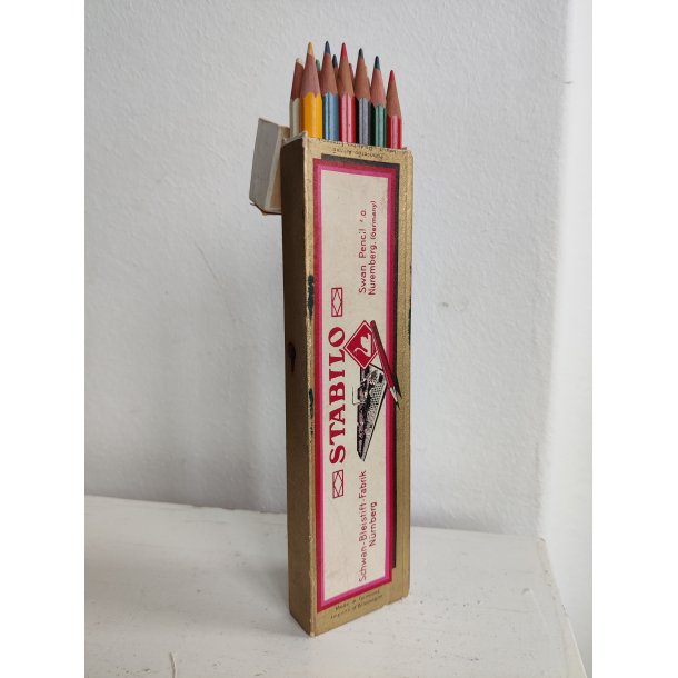 �ske med gamle farveblyanter, Stabilo