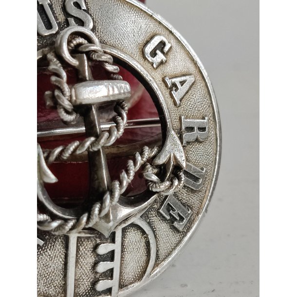 Antik fransk broche "Dieu vous garde" med anker