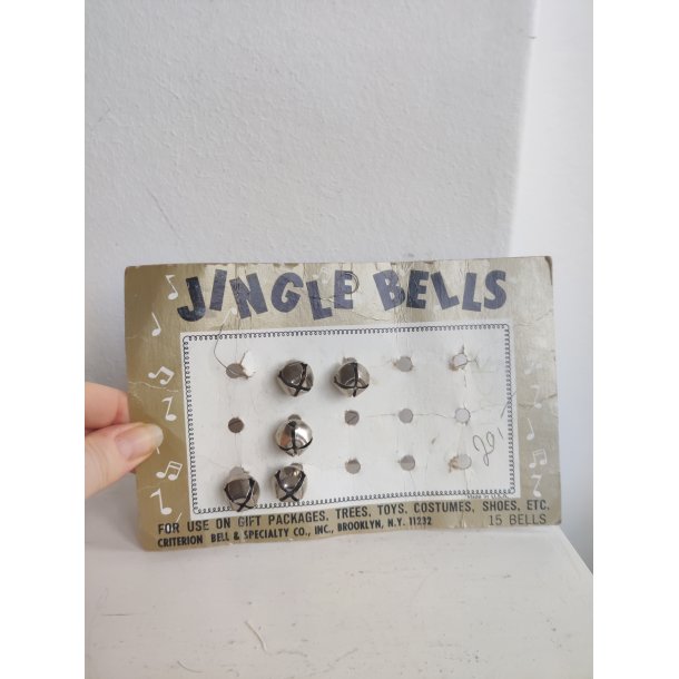 Jingle Bells, bj�lder p� gammelt butiksdisplay