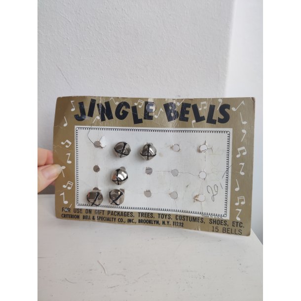 Jingle Bells, bj�lder p� gammelt butiksdisplay