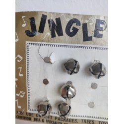 Jingle Bells, bj�lder p� gammelt butiksdisplay