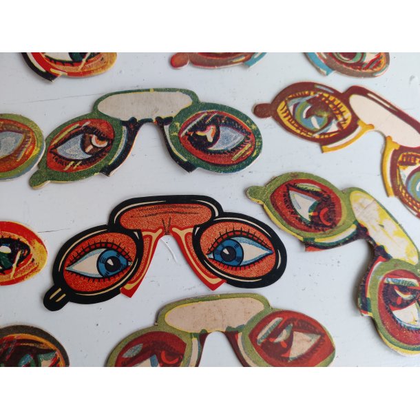 Sk�re gamle nyt�rsbriller fra 1940'erne (5 stk)