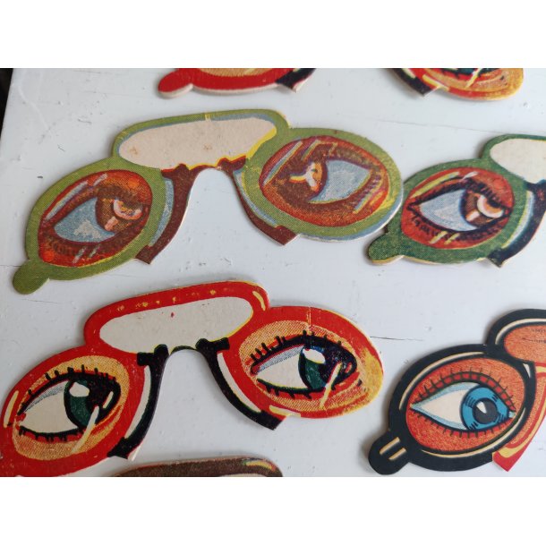 Sk�re gamle nyt�rsbriller fra 1940'erne (5 stk)