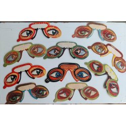 Sk�re gamle nyt�rsbriller fra 1940'erne (5 stk)